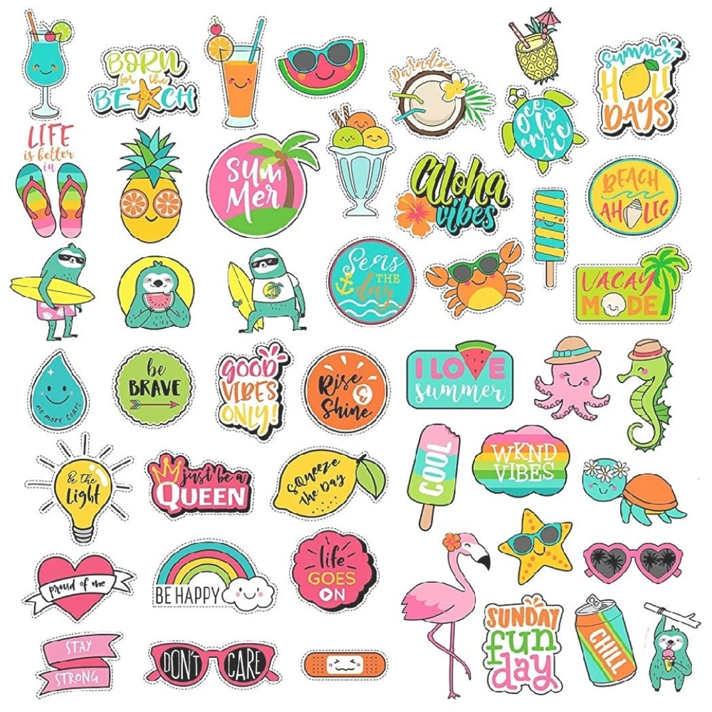 15pcs VSCO Aesthetic Waterproof Vinyl Stickers NEW - Picture 2 of 5